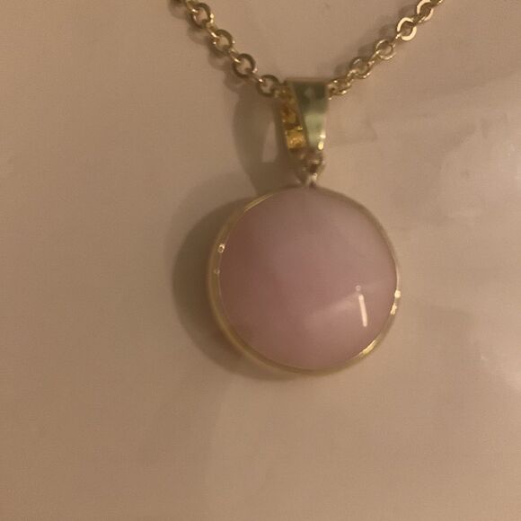 Sanctuary Project Rose Quartz Marble Serenity Necklace – Pink Healing 19” - Picture 5 of 8
